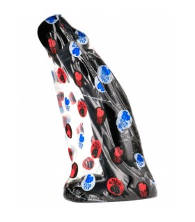 ALL BLACK DILDO REALISTA NEGRO FISTING 29 CM