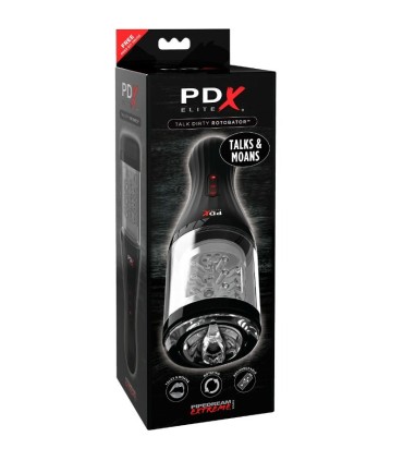 PDX ELITE MASTURBADOR CON SONIDO TALK DIRTY ROTOBATOR