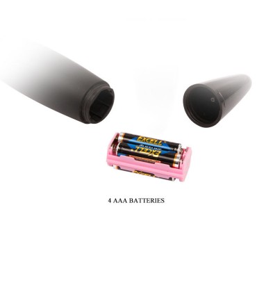 BAILE POWER POTENTE MASAJEADOR COMPACTO NEGRO