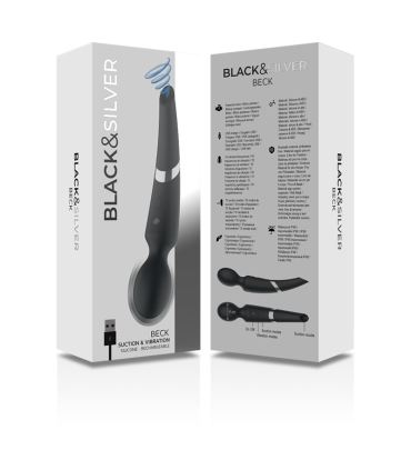 BLACKSILVER BECK WAND Y SUCCIONADOR 2 EN 1 SILICONA