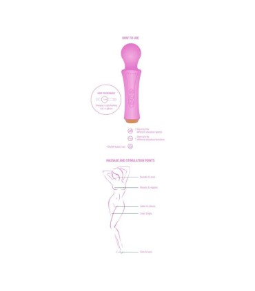 XOCOON THE PERSONAL WAND FUCSIA