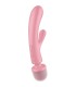 SATISFYER TRIPLE LOVER MASAJEADOR VIBRADOR RABBIT ROSA