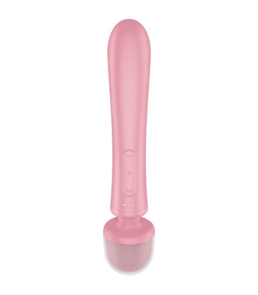 SATISFYER TRIPLE LOVER MASAJEADOR VIBRADOR RABBIT ROSA