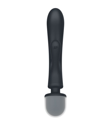 SATISFYER TRIPLE LOVER MASAJEADOR VIBRADOR RABBIT GRIS