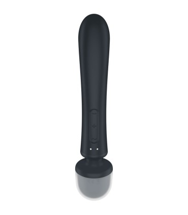 SATISFYER TRIPLE LOVER MASAJEADOR VIBRADOR RABBIT GRIS