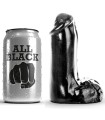ALL BLACK - DILDO REALÍSTICO 13 CM