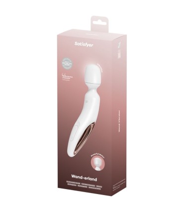 SATISFYER WAND ERLAND MASAJEADOR VIBRADOR BLANCO