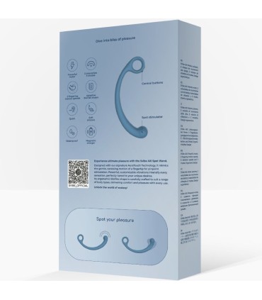 SNAIL VIBE AXI VARITA DE MASAJE VIBRADORA AZUL