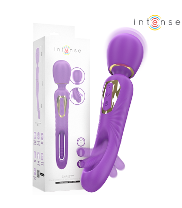 INTENSE CHRISTY VIBRADOR WAND CON LENGUA GIRATORIA