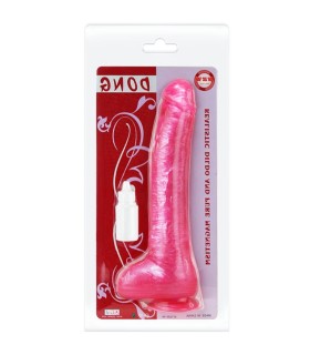 BAILE DONG DILDO REALISTICO ROSA CON VENTOSA