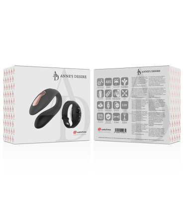 ANNE S DESIRE DUAL PLEASURE TECNOLOGIA WATCHME NEGRO