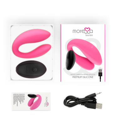 MORESSA LAUREN CONTROL REMOTO ESTIMULADOR PARA PAREJAS