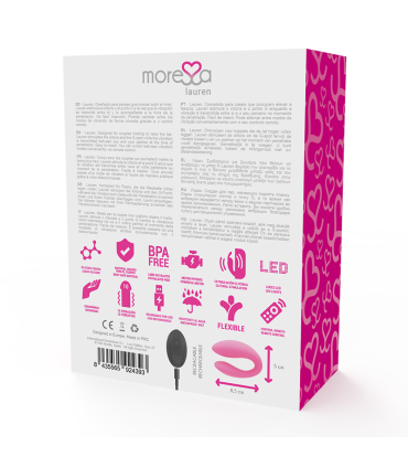 MORESSA LAUREN CONTROL REMOTO ESTIMULADOR PARA PAREJAS