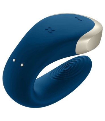 SATISFYER APP DOUBLE LOVE VIBRADOR PAREJAS LUXURY AZUL