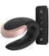 SATISFYER APP DOUBLE LOVE VIBRADOR PAREJAS LUXURY NEGRO