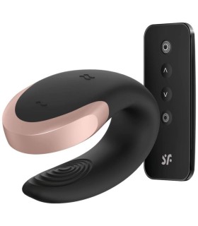SATISFYER APP DOUBLE LOVE VIBRADOR PAREJAS LUXURY NEGRO