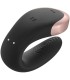 SATISFYER APP DOUBLE LOVE VIBRADOR PAREJAS LUXURY NEGRO