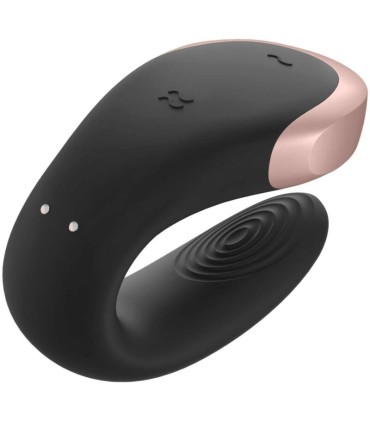 SATISFYER APP DOUBLE LOVE VIBRADOR PAREJAS LUXURY NEGRO