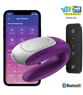 SATISFYER DOUBLE FUN PARTNER VIBRADOR LILA