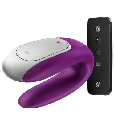 SATISFYER DOUBLE FUN PARTNER VIBRADOR LILA