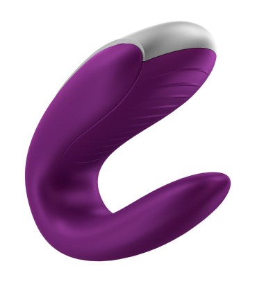 SATISFYER DOUBLE FUN PARTNER VIBRADOR LILA