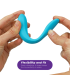 WE VIBE SYNC GO ESTIMULADOR DUAL TURQUESA