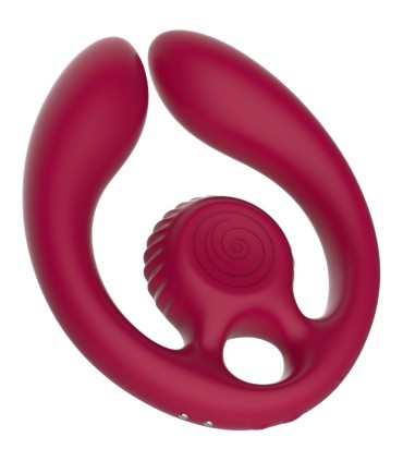 SNAIL VIBE GIZI DUO ESTIMULADOR DE PAREJAS CONTROL REMOTO BURDEOS