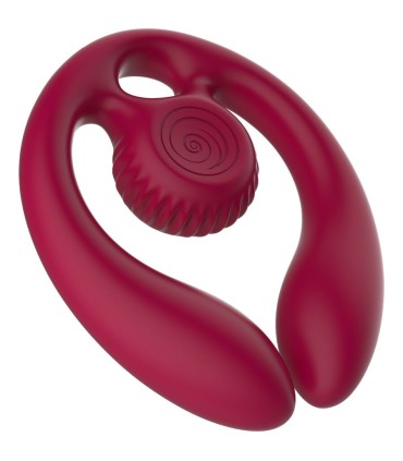 SNAIL VIBE GIZI DUO ESTIMULADOR DE PAREJAS CONTROL REMOTO BURDEOS