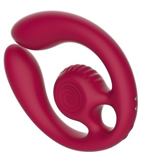SNAIL VIBE GIZI DUO ESTIMULADOR DE PAREJAS CONTROL REMOTO BURDEOS