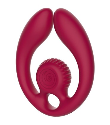 SNAIL VIBE GIZI DUO ESTIMULADOR DE PAREJAS CONTROL REMOTO BURDEOS