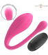 INTENSE JANICE HUEVO VIBRADOR U DOBLE ESTIMULACION 10 VIBRACIONES ROSA CONTROL REMOTO
