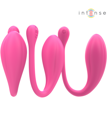 INTENSE JANICE HUEVO VIBRADOR U DOBLE ESTIMULACION 10 VIBRACIONES ROSA CONTROL REMOTO