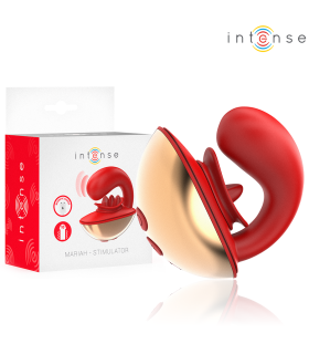 INTENSE MARIAH VIBRADOR ESTIMULADOR EN FORMA DE U 10 VIBRACIONES ROJO
