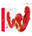 INTENSE - NATHY VIBRADOR DOBLE CON BOCA ESTIMULADORA MULTIFUNCIÓN ROJO