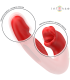 INTENSE NATHY VIBRADOR DOBLE CON BOCA ESTIMULADORA MULTIFUNCION ROJO