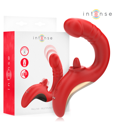 INTENSE PAULINA VIBRADOR ESTIMULADOR EN FORMA DE U ROJO
