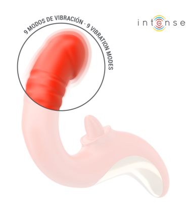 INTENSE PAULINA VIBRADOR ESTIMULADOR EN FORMA DE U ROJO