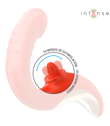 INTENSE PAULINA VIBRADOR ESTIMULADOR EN FORMA DE U ROJO