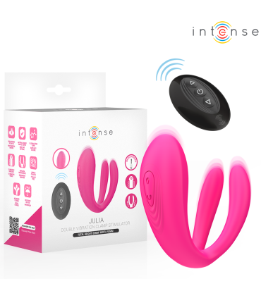 INTENSE JULIA VIBRADOR ESTIMULADOR DE PINZAS CONTROL REMOTO