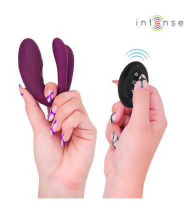 INTENSE SANDRA VIBRADOR ESTIMULADOR DE PINZAS CON GOLPETEO CONTROL REMOTO