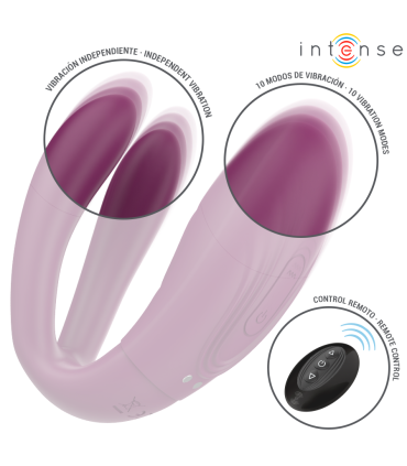 INTENSE SANDRA VIBRADOR ESTIMULADOR DE PINZAS CON GOLPETEO CONTROL REMOTO