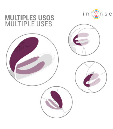 INTENSE SANDRA VIBRADOR ESTIMULADOR DE PINZAS CON GOLPETEO CONTROL REMOTO