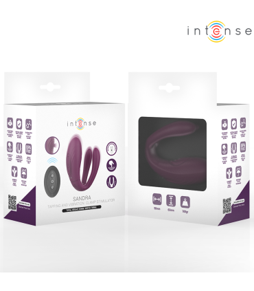 INTENSE SANDRA VIBRADOR ESTIMULADOR DE PINZAS CON GOLPETEO CONTROL REMOTO