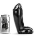ALL BLACK DILDO REALISTICO 18 CM
