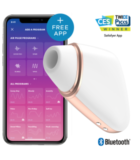 SATISFYER LOVE TRIANGLE ESTIMULADOR Y VIBRADOR BLANCO