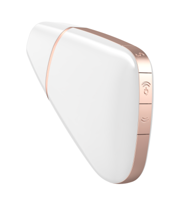 SATISFYER LOVE TRIANGLE ESTIMULADOR Y VIBRADOR BLANCO