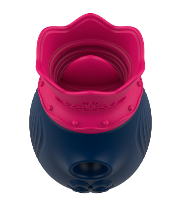 INTENSE ESTIMULADOR CLITORIS 10 MODOS DE SUCCION Y LICKING AZUL