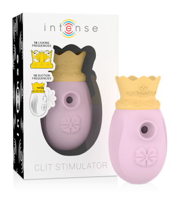 INTENSE ESTIMULADOR CLITORIS 10 MODOS DE SUCCION Y LICKING ROSA