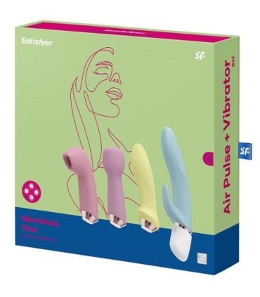 SATISFYER MARVELOUS FOUR SET VIBRADOR SUCCIONADOR