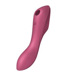SATISFYER CURVY TRINITY 3 ESTIMULADOR Y VIBRADOR ROJO